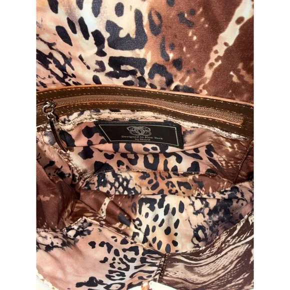 Sharif 1827 Blue Leather Embroidered Parrot Floral Crossbody Bag Grey Trim - Picture 9 of 12